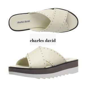 Casual Chic Charles David Platform Slides